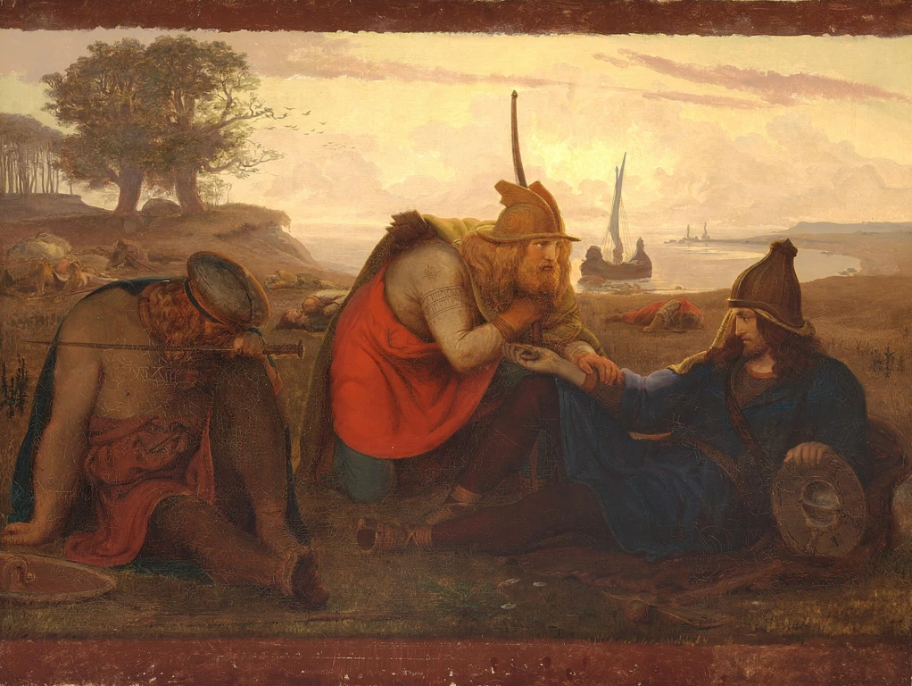 La battaglia di Samsö. Dopo le Saghe di Saxo, Hervor e Orvarod - 1845